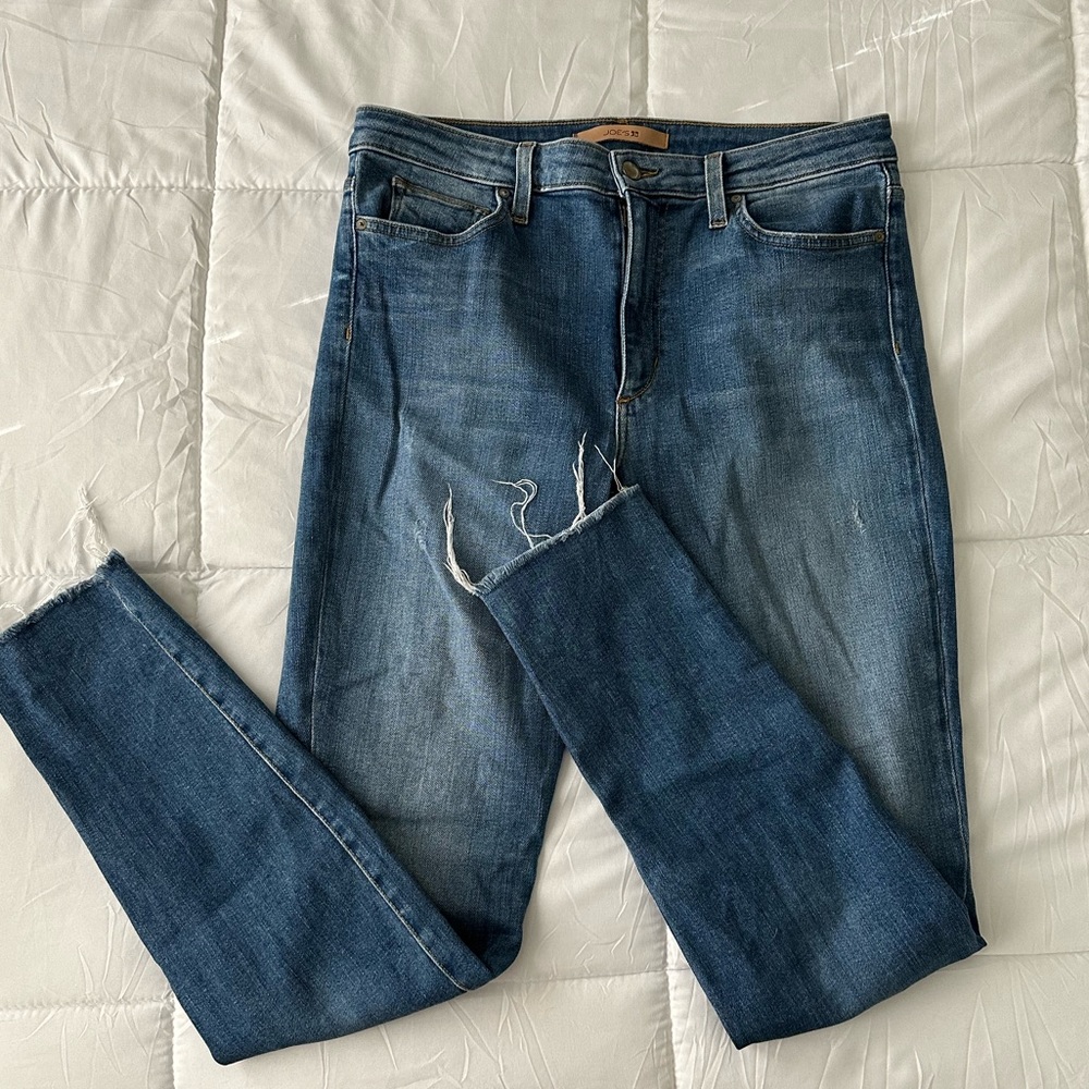 Joe’s high rise skinny ankle jean